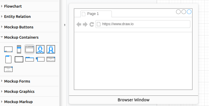 browser window